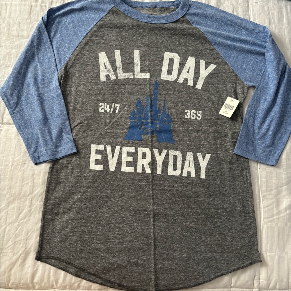 Disney All Day Everyday 3/4 sleeve shirt - NWT!